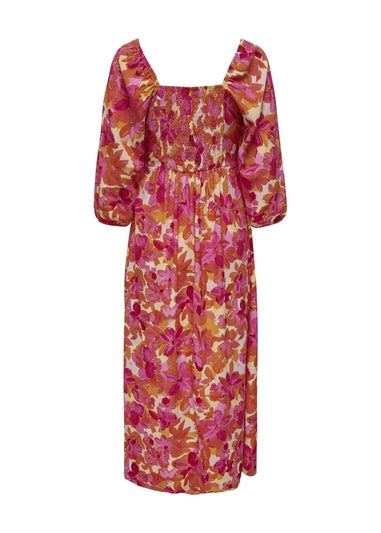 JDY Multicolour Florentine 3/4 Sleeve Dress