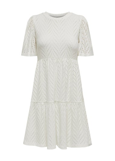 JDY White Carla Cathinka Dress