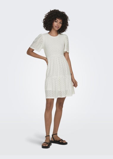 JDY White Carla Cathinka Dress