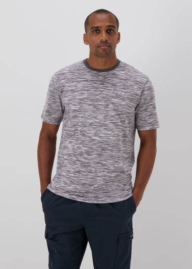 Grey Space Dye T-Shirt