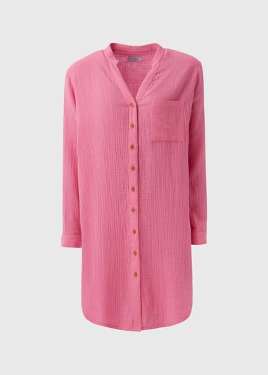 Pink Double Cloth Shirt