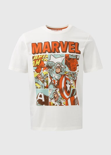 Marvel Ecru Captain America T-Shirt