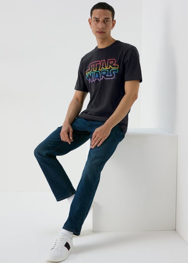 Star Wars Black Rainbow T-Shirt