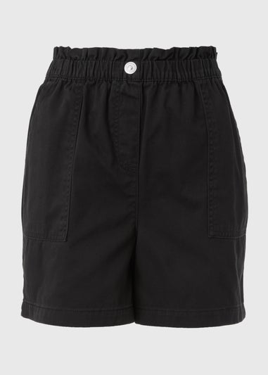Black Paperbag Shorts