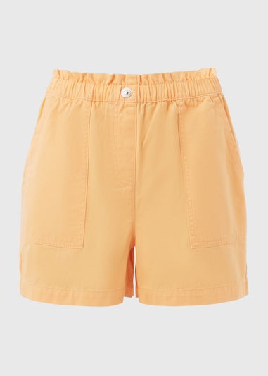 Peach Paperbag Shorts