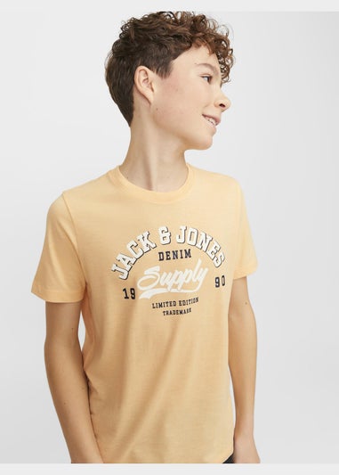 Jack & Jones Boys Orange T-Shirt (6-16yrs)