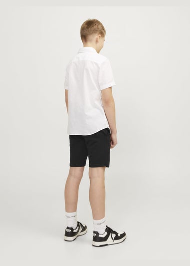 Jack & Jones Kids Black Sweat Shorts (8-16yrs)