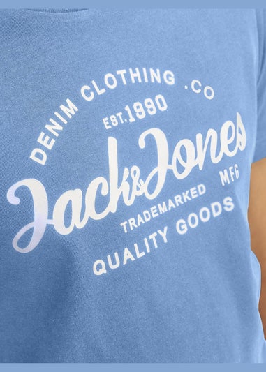 Jack & Jones Boys Blue Forest T-Shirt (6-16yrs)