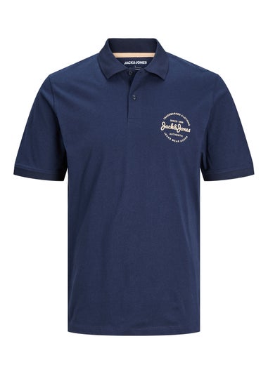Jack & Jones Boys Navy Polo T-Shirt (6-16yrs)
