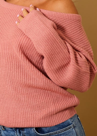 In The Style Pink Stripe Jumper