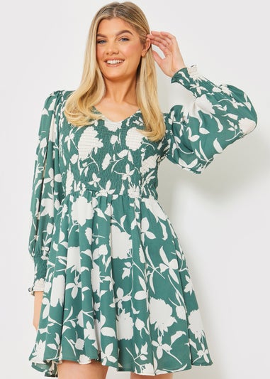 In The Style Jac Jossa Floral Print Mini Dress