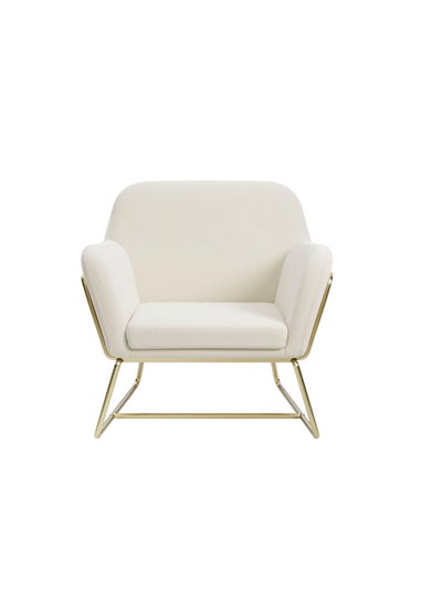 LPD Furniture Charles Armchair Cream (765x660x755mm)