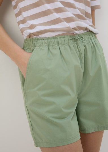 Khaki Parachute Shorts