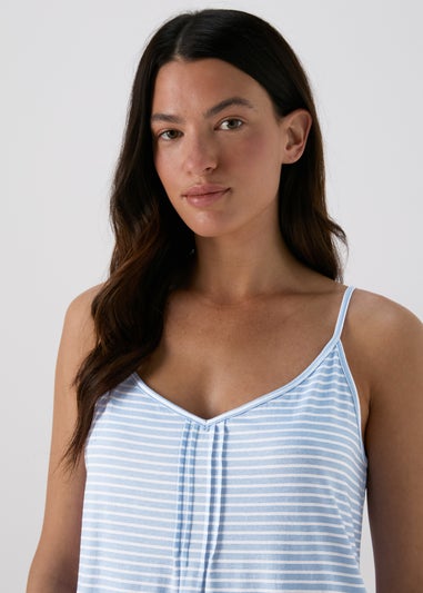 Blue Stripe Strappy Nightie