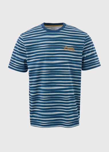 Blue Wave Print T-Shirt