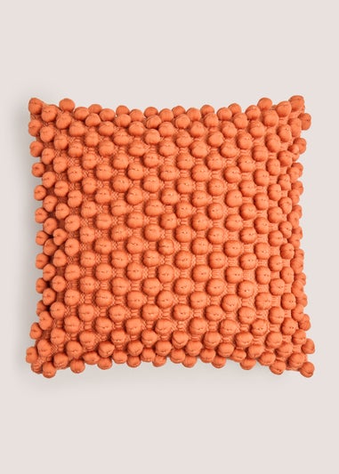 Orange Bobble Cushion