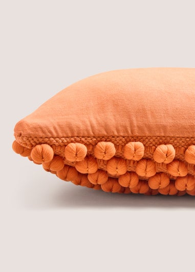 Orange Bobble Cushion (43cmx43cm)