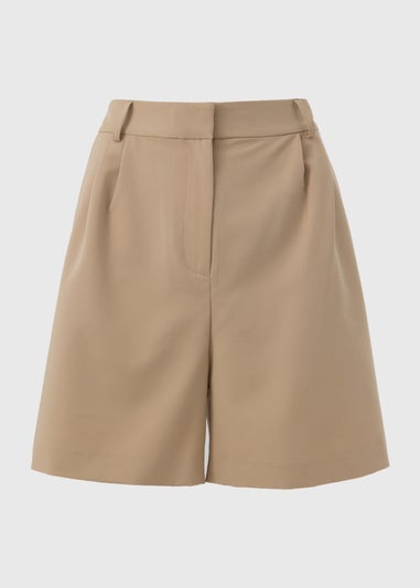 Et Vous Beige Tailored Shorts