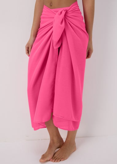 Bright Pink Maxi Sarong