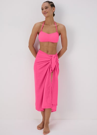 Bright Pink Maxi Sarong