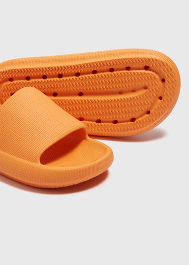 Girls Orange Cloud Sliders (Younger 10/11-5/6 Older)