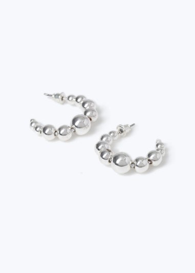 Silver Bead Earrings