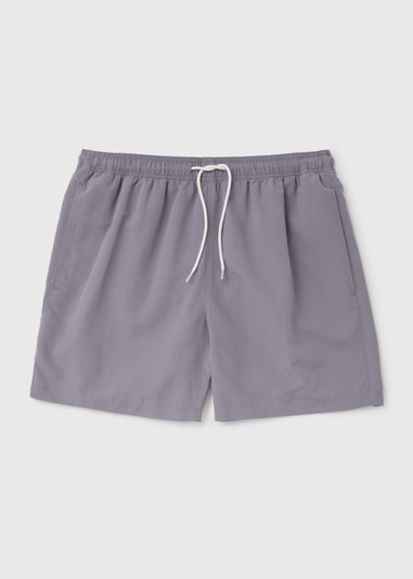 Purple Plain Swim Shorts