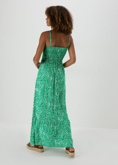 JDY Green Smock Maxi Dress