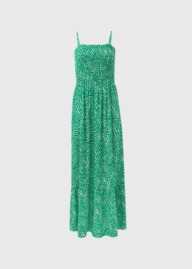 JDY Green Smock Maxi Dress