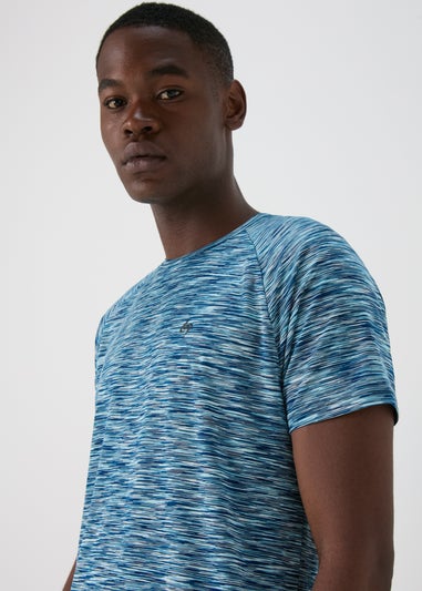 Souluxe Blue Space Dye T-Shirt