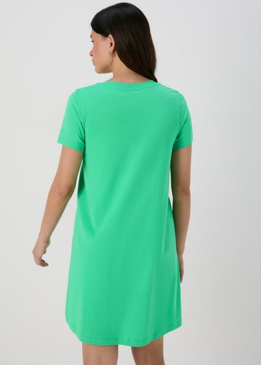 Green T-Shirt Dress