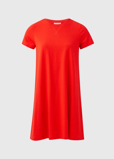 Red T-Shirt Dress