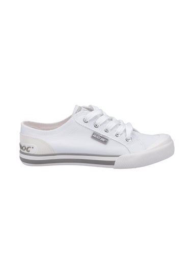 Rocket Dog White Jazzin Plimsoll