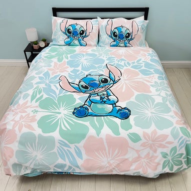 Disney Stitch Floral Garden Duvet Set