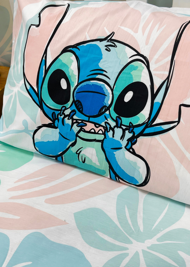 Disney Stitch Floral Garden Duvet Set