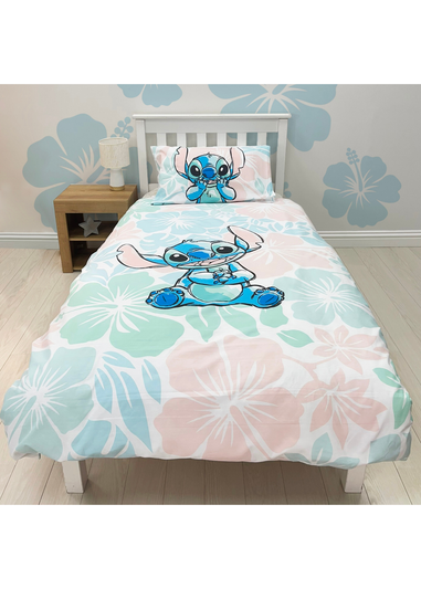 Disney Stitch Floral Garden Duvet Set