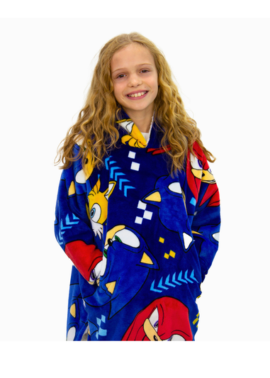 HUGZEE Sonic Bounce Hooded Wearable Throw