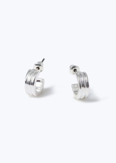 Muse Silver Ridge Mini Hoops
