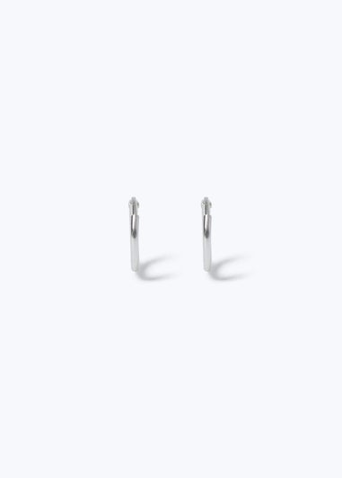 Silver Small Sleeper Earrings