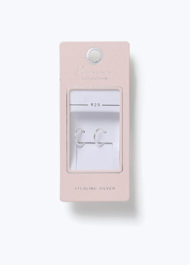 Silver Small Sleeper Earrings