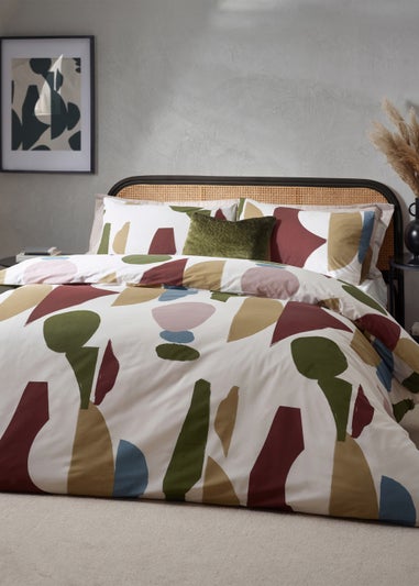 Hoem Meta Abstract Cotton Rich Duvet Cover Set