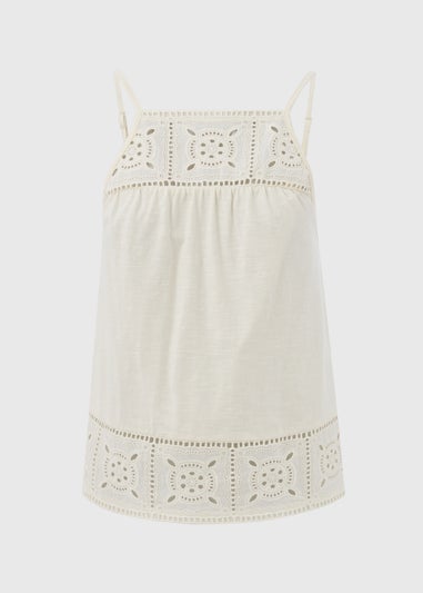 Ivory Lace Detail Cami