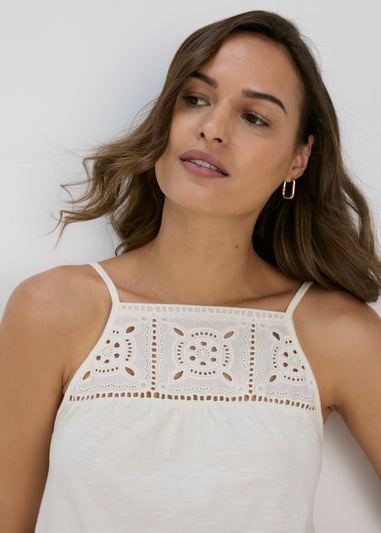 Ivory Lace Detail Cami