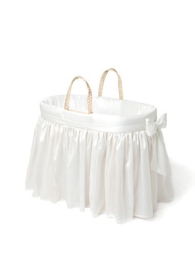 Clair de Lune Windsor Traditional Palm Moses Basket - With Stand