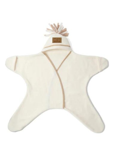 Clair de Lune Star Fleece Wrap Blanket 6-12 Months