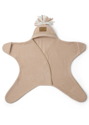 Clair de Lune Star Fleece Baby Wrap Blanket 6-12 Months