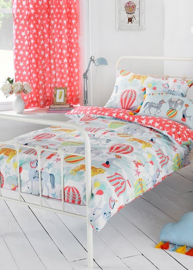 little furn. Vintage Circus Childrens Duvet Cover Set Matalan