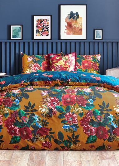 furn. Nadya Traditional Floral Duvet Cover Set