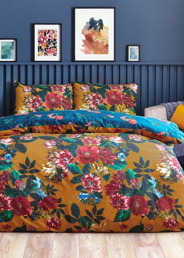 furn. Nadya Traditional Floral Duvet Cover Set