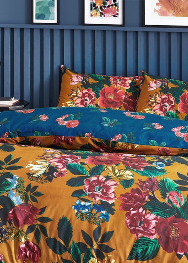 furn. Nadya Traditional Floral Duvet Cover Set